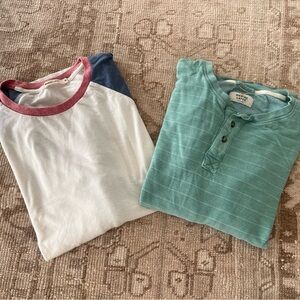 2 Marine Layer tees size Medium